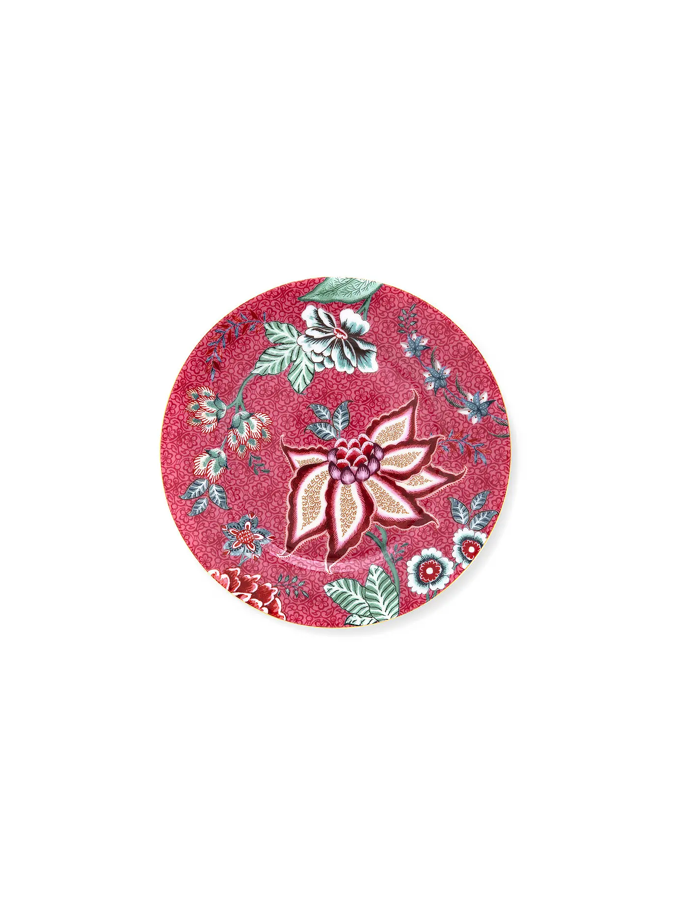 PIP STUDIO | Dessertteller 17cm Flower Festival Dark Pink | 